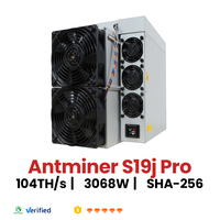 Nouveau Bitmain Antminer S19j Pro 104TH/s 3068W 29.5J/TH SHA-256 Bitcoin ASIC Miner en stock