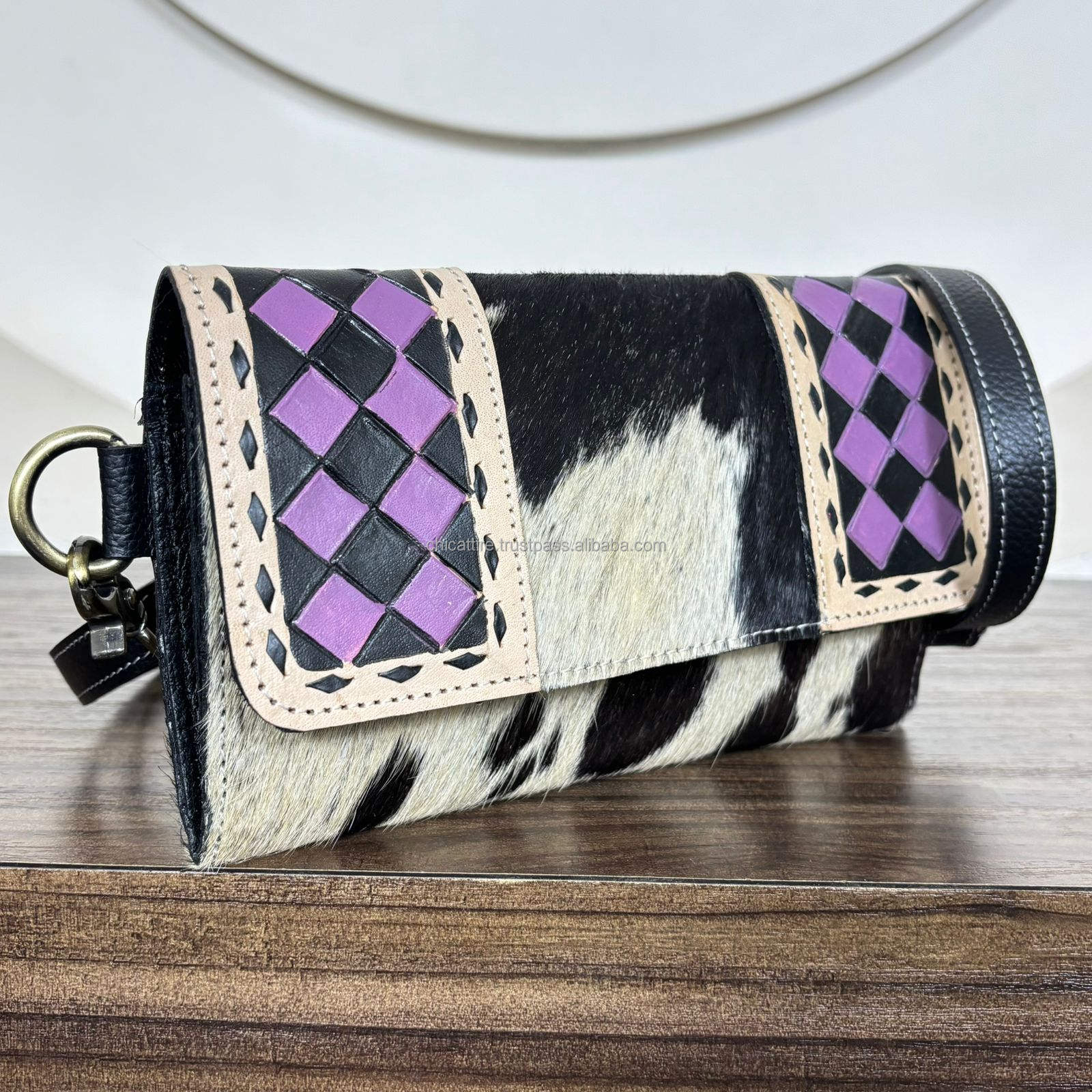 Purple & Black Checkered