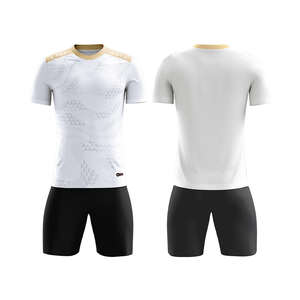 Maillot de football en tissu jersey simple imprimé, modèles de design d'équipe de football, ensemble de maillots de football personnalisés imprimés, maillot de football chinois - Product Image 4