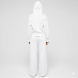 RANZIA Sudadera con capucha pesada para hombre, estilo vintage, con cremallera, lavado ácido, pedrería, streetwear - Product Image 2