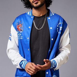 Custom Vintage School College <b>Mens</b> Varisty <b>Jackets</b> Leather sleeves Wool Letterman Crop <b>Varsity</b> <b>Jacket</b> ladies baseball chenille - Product Image 4