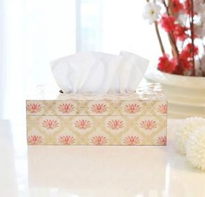 Caja de Papel Tisú Personalizada de Lujo, Porta Servilletas Rectangular Decorativo, Estuche para Papel Tisú para el Hogar y la Oficina - Product Image 1