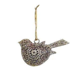 Christmas <b>Hanging</b> Metal <b>Star</b> Ornament Blue Glitter Decoration for Tree Home Party Holiday Decor Gift Piece <b>Hanging</b> Pendant - Product Image 3