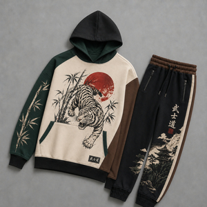 Ensemble de survêtement décontracté pour homme, imprimé tigre 3D, automne et hiver, nouveau design animal - Product Image 6