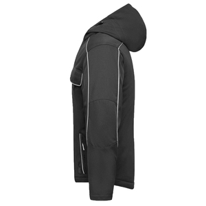 Men's Hooded Softshell <b>Fleece</b> Jacket Patchwork Camouflage Windproof Polyester Winter Warm Casual <b>Zipper</b> Closure Pockets Regular - Product Image 6