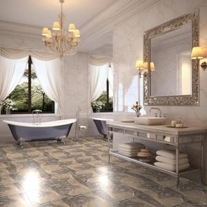 Orientbell Ceramic 300X300 SDM Flurry Brown Fl Acabado mate Baldosas de suelo para pared a juego - Product Image 2