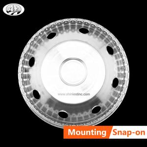 ฝาครอบล้อหลังสแตนเลสแบบสแน็ปอิน16ชิ้นสำหรับสินค้าพรีเมี่ยม - Product Image 4