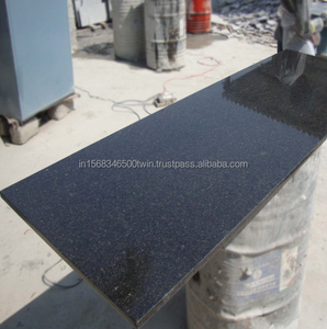 Comptoirs en dalles polies durables de qualité supérieure revêtement de sol Monuments noir perle granit argent or taches salon moderne - Product Image 3