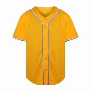 High Quality 100% Polyester Plain Dyed <b>Light</b> Wight Breathable Quick Dry Short Sleeve Baseball Jersey Unisex - Product Image 6