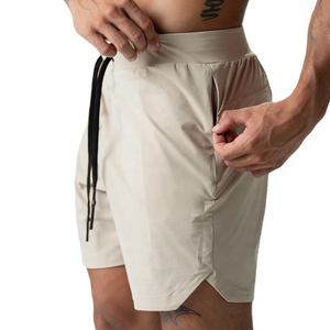 Custom Logo Solid Eco-Friendly Breathable Men's Running Gym <b>Shorts</b> Made In <b>Polyester</b> Fabric Newest Style Men Gym <b>Shorts</b> - Product Image 4
