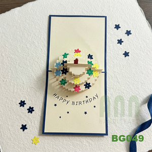 Tarjetas de felicitación 3D pop-up personalizadas con impresión UV y offset para cumpleaños, en venta en ANN HANDICRAFT - Product Image 5