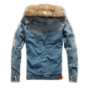 Chaqueta Vaquera de Mezclilla Lavada Resistente, Transpirable, con Estampado de Moda, Diseño Unisex, Personalizable con Impresión Frontal - Product Image 2