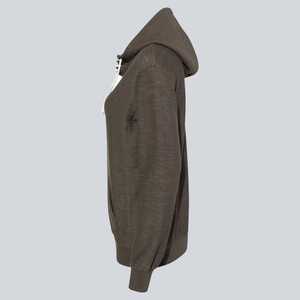 <b>Light</b> Brown Solid Casual Hoodie for Women Breathable Anti-Pilling Winter Autumn Spring High Quality <b>Cheap</b> Price Front Logo - Product Image 4