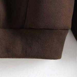 Sudadera con capucha y cremallera de algodón personalizada de 445GSM para hombre, estilo urbano, talla grande - Product Image 5