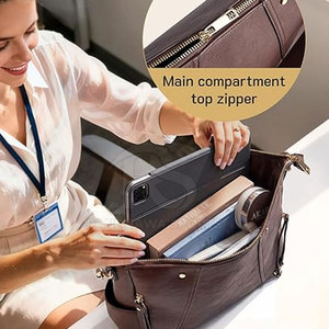 Sac à bandoulière pour femme de qualité supérieure, design élégant et tendance, parfait pour les sorties décontractées, les réunions d'affaires et les essentiels quotidiens - Product Image 4