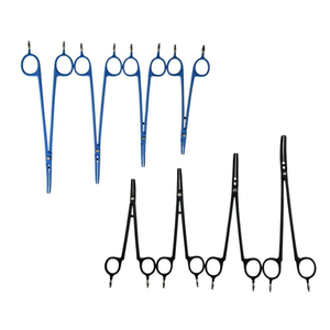 Instruments chirurgicaux courbés de qualité supérieure pour anastomose vasculaire, pinces hémostatiques, ciseaux de dissection bipolaires – Ensemble - Product Image 2