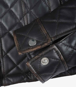 Comfortable Outdoor Use Men's Leather Motorbike <b>Jacket</b> Plus Size Breathable Quick Dry Customizable Sizes - Product Image 6