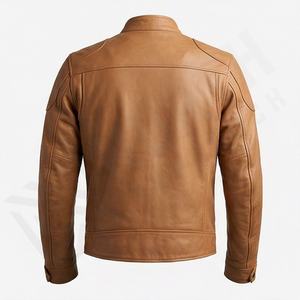 Veste de moto en cuir véritable pour homme de qualité supérieure, nouvelle arrivée, vestes de moto d'hiver, protections amovibles, personnalisables - Product Image 2