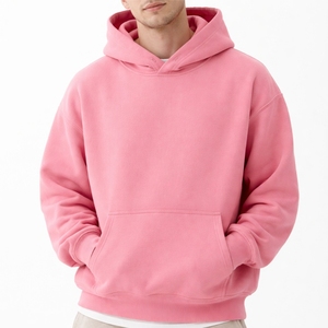 Men Pullover <b>Hoodie</b> <b>Plain</b> Blank Cotton Fleece Hooded Casual Soft Warm Kangaroo Pocket Custom Printing <b>Hoodie</b> For Men - Product Image 1