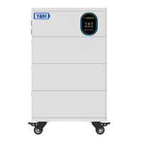 Y & H 6.2Kwh Lifepo4 Batterie au lithium mur et onduleur Générateur solaire Centrale électrique Système de stockage d'énergie domestique