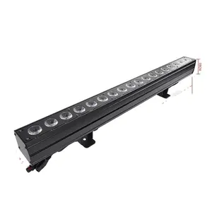 Shangcheng IP65 outdoor 18/24pcs*12w led wall washer 4in1 led bar 18x10w rgbw waterproof