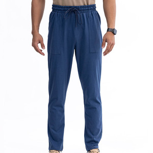 Wholesale High Quality <b>Slim</b> Fit Stylish Casual Men's Lightweight <b>Jogger</b> Pants Eco-Friendly Breathable Elastic Waist Side Pockets - Product Image 1