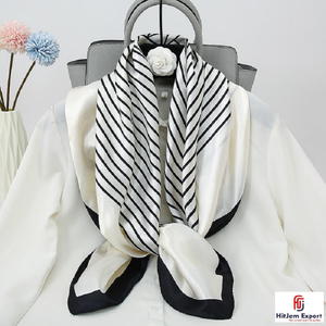 Premium Printed Long <b>Scarf</b> Soft Fabric Custom Branding White Label OEM ODM Textile Manufacturer Low MOQ Export Supplier - Product Image 2