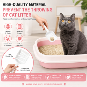 Bac à litière pour chat en plastique moderne, autonettoyant, antibactérien, non toxique, facile à nettoyer, sûr pour les chats et les chatons - Fournisseur en gros - Product Image 4