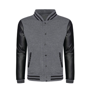 New Real Black Wool <b>Red</b> Leather Sleeve Letterman College Baseball Varsity <b>Jacket</b> Leather Sleeves Varsity <b>Jackets</b> - Product Image 6