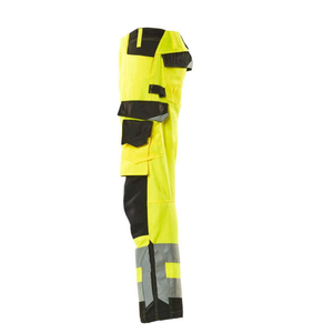Pantalon de travail de sécurité réfléchissant imperméable 100 % polyester ANSI Classe 2, style cargo décontracté pour la construction, vente en gros - Product Image 5