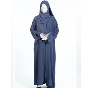 Custom Women Abaya Supplier Premium <b>Islamic</b> <b>Clothing</b> with Matching Hijab Set and Retail Ready Packaging - Product Image 1