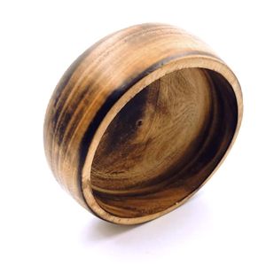 Bol en bois antique de 6 pouces, bols à collation, design exquis, vaisselle pour servir des soupes et des collations, décoration élégante pour la salle à manger, durable - Product Image 3