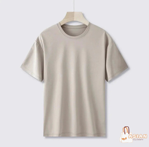 Camiseta de Hombre Azul Sólido con Cuello Redondo, Manga Corta, 100% Algodón, Corte Regular, Tejido Jersey Casual, Ecológica, de Secado Rápido, 250g, con Logotipo Frontal - Product Image 2