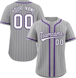 Diseño Profesional, Servicios OEM a Bajo Costo, Jersey de Béisbol y Sóftbol Deportivo a la Moda, Disponible en Diferentes Colores - Product Image 1