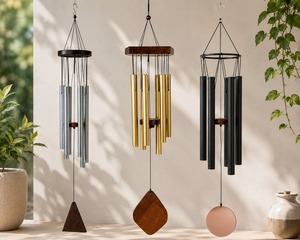 Luxury Design Aluminium Wind Chimes Decorative Metal Bell Chimes for Home <b>Garden</b> Patio Hotel Resort and Landscape Decor Use - Product Image 1
