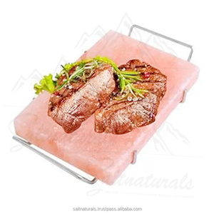 แผ่นย่างเกลือหิมาลัยสีชมพูขนาด1.5x8x12นิ้วแผ่นทำอาหารและเสิร์ฟแบบธรรมชาติสำหรับบาร์บีคิวสเต็กและอาหารทะเล - Product Image 2