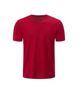 Camiseta deportiva lisa de alta calidad al por mayor, camiseta con cuello redondo para hombre, camiseta deportiva con logotipo personalizado para hombre - Product Image 1
