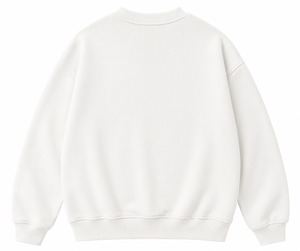 เสื้อสเวตเชิ้ตคอกลมหนานุ่ม 300 GSM สำหรับผู้ชาย ทรงบ็อกซี่โอเวอร์ไซส์ สไตล์สตรีทแวร์สุดหรู ผ้าคอตตอน Meeroos แบบเรียบๆ สำหรับงานสั่งทำ - Product Image 4