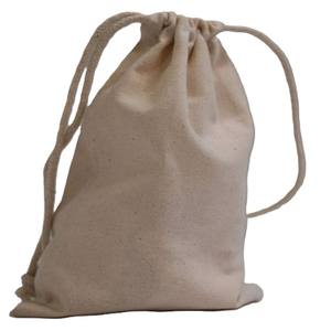 Pochette de rangement en lin écologique sur mesure de haute qualité, petit sac en toile de coton avec fermeture à cordon pour le rangement et une utilisation promotionnelle - Product Image 1