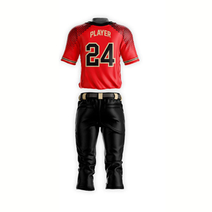 Uniforme de baseball pour hommes, maillot de baseball de qualité supérieure respirant et anti-transpiration avec pantalon assorti pour les entraînements d'équipe professionnelle - Product Image 6