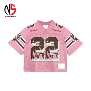Maillot de football vintage Nurak pour homme, sur mesure, coupe ample et carrée, en maille, avec col en V, idéal pour les sports d'été 2026 - Product Image 5