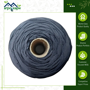Top Quality Recycled Environment Friendly 14x13cm Soft Acrylic Eco <b>Textile</b> Ties Black Color Big Roll for Tying Flowers and Shrub - Product Image 4