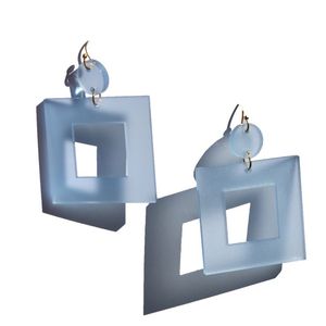 Pendientes de Clip con Resina, Perlas, Lámina Dorada y Purpurina Colorida, Estilo Clásico, Ligeros, para Fiesta - Product Image 3