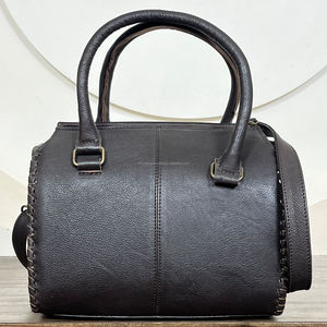 Sac de voyage Speedy moyen en cuir de vachette premium, fait main par un designer, avec motifs de cactus colorés peints à la main, élégant et artistique - Product Image 5