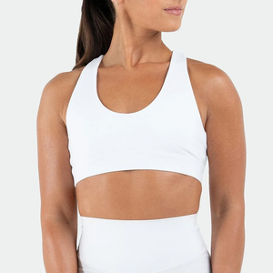 Sujetador Deportivo para Mujer, Tallas Grandes, Ligero, Transpirable, Sin Costuras, de Alta Sujeción, Antibacterial, con Logotipo Personalizado en la Parte Delantera, para Fitness, Entrenamiento y Gimnasio - Product Image 6
