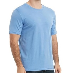 T-shirts Homme Personnalisés à Manches Courtes en Laine Mérinos 100% Respirants et à Séchage Rapide, Légers, Vente en Gros à Faible MOQ - Product Image 4