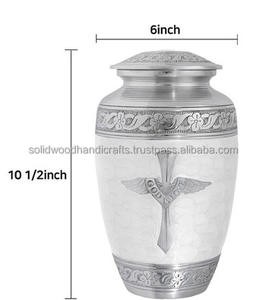 Urnas funerarias de latón decorativas de alta calidad, hechas a mano, para hombres y mujeres. - Product Image 2