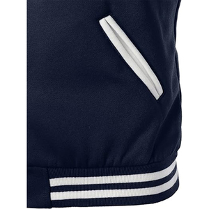 Unisex Brown <b>Winter</b> Canvas 100% Cotton Hooded <b>Quilted</b> Breathable Varsity Jacket with Front Logo 2026 - Product Image 5