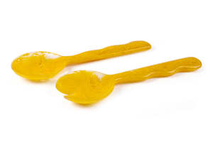 Juego de Cucharas para Servir Ensaladas de Resina de Diseño de Lujo, 10 ml, Mango Largo, Acabado Espejo, Ligeras, Duraderas, Ecológicas, Grosor de 5 mm - Product Image 4