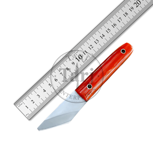 Cuchillo de camping personalizado OEM pequeño tipo Tanto de hoja fija de acero inoxidable con punta caída, cuchillos utilitarios EDC compactos con mango de resina y espiga completa - Product Image 3